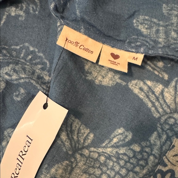 Alix of Bohemia First Wave Fish Kimono Long Belted Blue Cardigan Coat - Picture 3 of 4